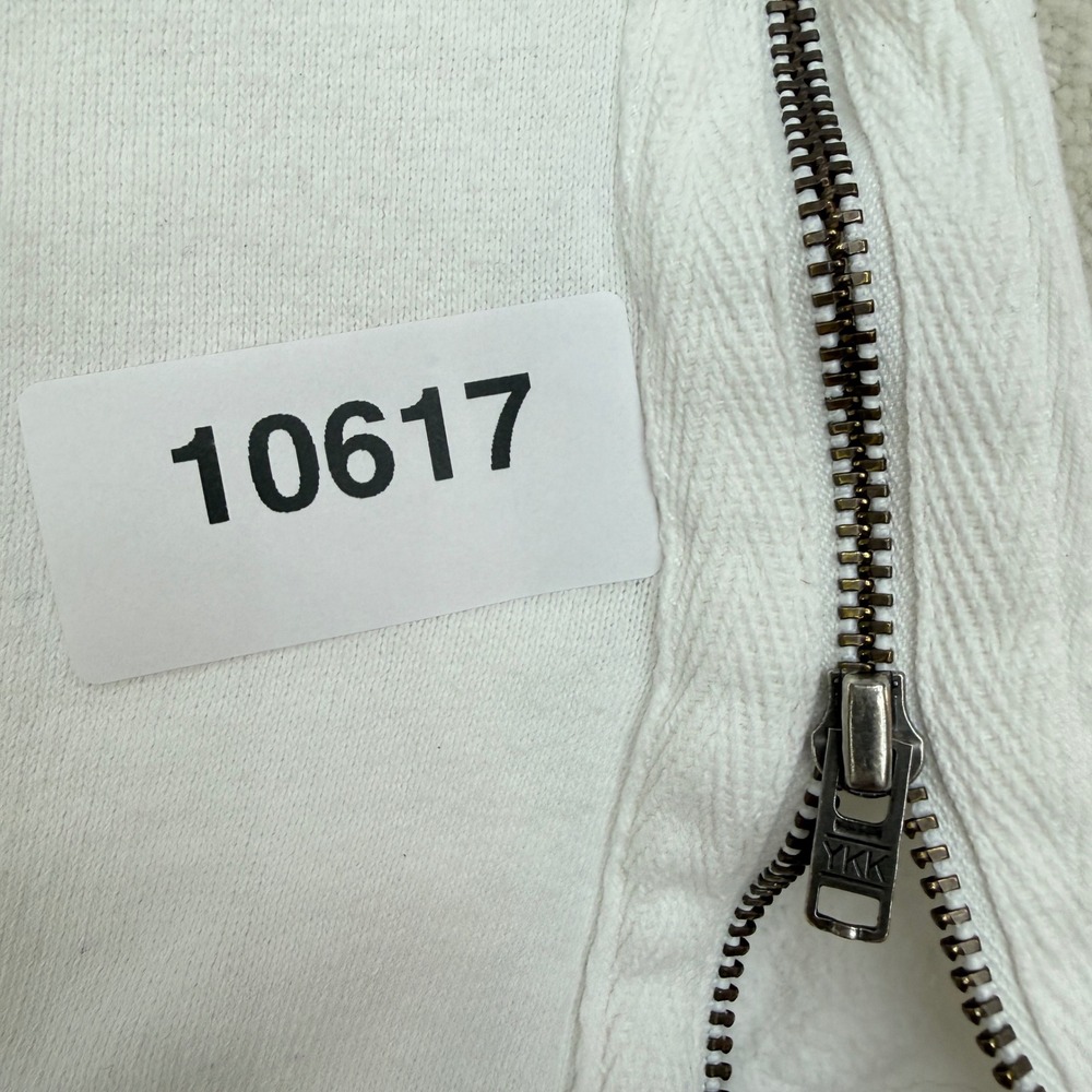 Free People On the Rise Pullover Women Small? White Oversized V-Neck Side Zip - Picture 12 of 12